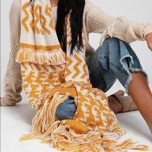 Free People Mile High Fringe Scarf